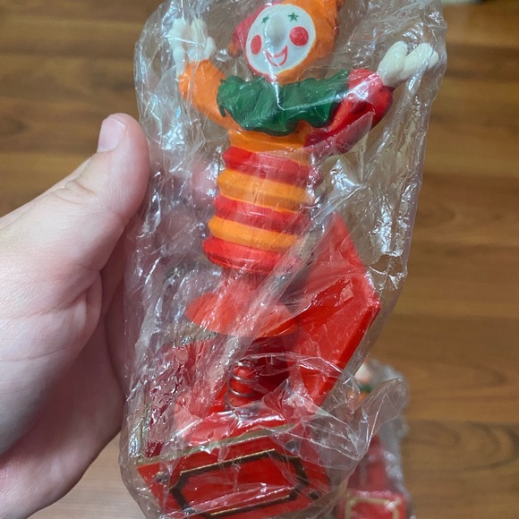 HALLMARK Vintage 2pc Jester & Santa Jack in the Box Toy New In Package Lot Of 3 - Picture 2 of 5